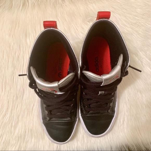 ❗️SOLD❗️adidas Limited Edition Leather High Tops - Picture 7 of 8